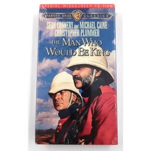 The Man Who Would Be King ( VHS 1994 ) Sean Connery - Warner Home Video *SEALED*